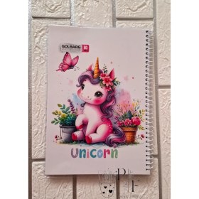 تصویر دفتر ۸۰ برگ فانتزی برند گلبرگ 