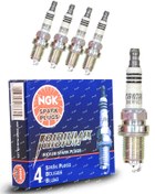 تصویر شمع انجیکا نیتِرا NGK 6418 اصلی ساخت ژاپن سوزنی ایریدیوم مکس مدل BKR6EIX آچار 16 پایه کوتاه مناسب ام جی 6 و 550 NGK BKR6EIX Spark Plug 6418