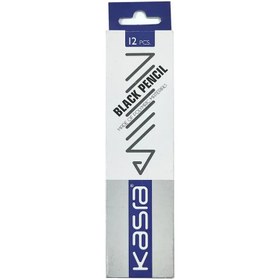 تصویر مداد مشکی پلیمری کسری بسته ۱۲ عددی 