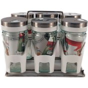 تصویر ست جای ادویه 6 پارچه کاپریس مدل پارادایز کد 4578*916 