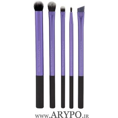 تصویر ست براش Starter مناسب آرایش چشم بسته 5عددی ریل تکنیک Real Techniques Starter Eye Set Brush Pack Of 5