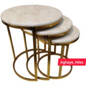 تصویر میز جلومبلی مدل ارکیده آقای فلز 