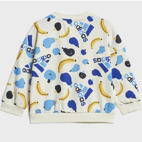 تصویر ست شلوار و سویشرت نوزادی از جنس فرانسوی تری با طرح میوه‌ای برند Adidas Infant Fruit French Terry Jogger Set