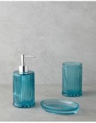 تصویر ست حمام مجموعه شیشه ای 3 مکانی آبی انگلیش هوم English Home 