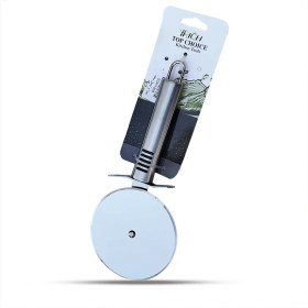 تصویر پیتزا بر استیل 