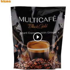 تصویر اسپرسو فوری بلک گلد مولتی کافه بسته ۴۰ عددی ۲.۵ گرمی 