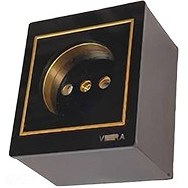 تصویر پریز برق روکار ویرا مدل امگا 