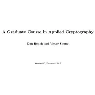 خرید و قیمت دانلود کتاب A Graduate Course in Applied Cryptography v0.3 ...