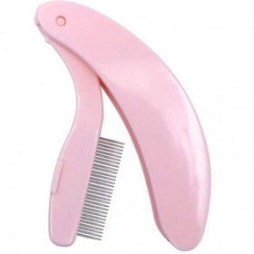 تصویر شانه لیفت مژه و ابرو تاشو ا Eyebrow Lifting Tool Metal Brush Eyebrow Lifting Tool Metal Brush