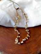 تصویر گردنبند و چوکر سنگ سیترین 