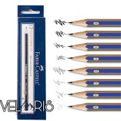 تصویر مداد مشکی نرم B6 فابرکاستل 