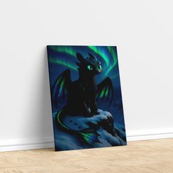 تصویر تابلو لمینت خشم شب(بی دندون) طرح1 