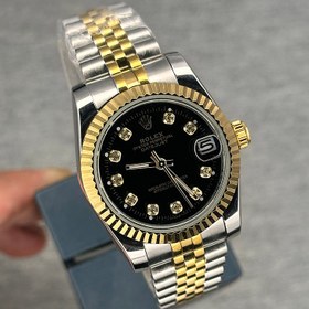 تصویر خرید قسطی | ساعت رولکس زنانه دو رنگ دیت جاست سایز 2 DatejustGS4413b 
