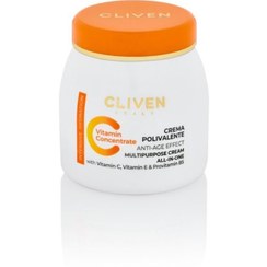 تصویر کرم مرطوب کننده چند منظوره ویتامین سی کلیون CLIVEN MULTIPURPOSE CREAM ALL-IN-ONE WITH VITAMIN C 300 ML