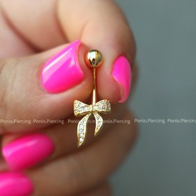 تصویر پیرسینگ ناف پاپیون ۳ 