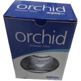 تصویر دستگاه تصفیه آب دوش حمام آکواجوی مدل ORKID با فیلتر کربنی 