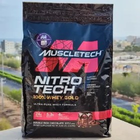 تصویر پروتئین نیتروتک گلد ماسل تک 3.6 کیلویی MuscleTech Nitro-Tech Whey Gold 