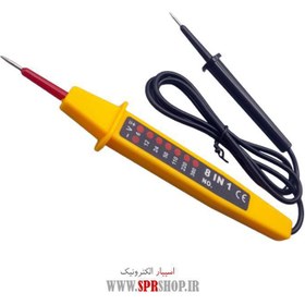 تصویر تستر ولتاژ قلمی 6V-380V 8IN1 VOLTAGE TESTER 8IN1 6-380V