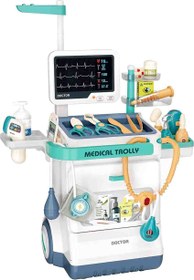 تصویر کیت دکتر برای کودکان کیت پزشکی با عملکردهای صدا و نور، مجموعه بازی دکتر برای هدیه تولد کودکان 