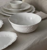 تصویر ظرف سرامیکی سالاد خوری طرح پاپیون وارداتی 