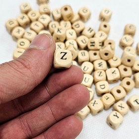 تصویر مهره حروف چوبی 