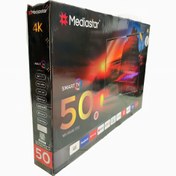 تصویر تلویزیون 50 اینچ مدیا استار هوشمند مدل MS-50SUG T2S2 