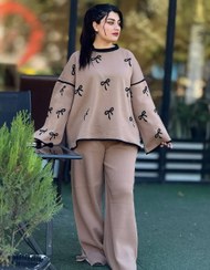 تصویر ست بافت و شلوار زنانه عروسکی 