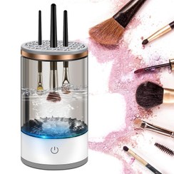 تصویر دستگاه برقی شستشوی برس آرایشی، براش شور Electric Makeup Brush Cleaner