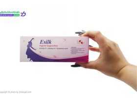 تصویر شیاف واژینال ایسیلک آیلار طب یاس Esilk Vaginal Suppository Aylar Teb Yas