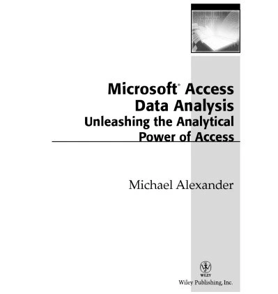 خرید و قیمت دانلود کتاب Microsoft Access Data Analysis: Unleashing the ...