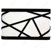 تصویر چراغ دیواری مدرن مستطیلی شکل هاتو مدل مثلثی 1424T 