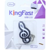 تصویر فلش 32 گیگابایت فانتزی طرح نوت موسیقی کینگ فست KING FAST فلش-32-گیگابایت-فانتزی-طرح-نوت-موسیقی-کی