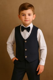 تصویر جلیقه شلوار3تکه36001 