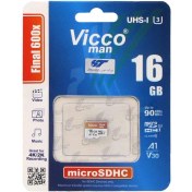 تصویر کارت حافظه میکرو 16 گیگ ویکومن Vicco man Final 600x U3 90MB/s 