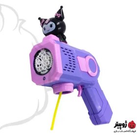 تصویر تفنگ حباب ساز کرومی 