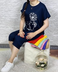 تصویر ست تیشرت شلوارک زنانه مدل قاصدک 