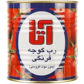 تصویر رب گوجه فرنگی آتا مقدار 800 گرم Ata Tomato Paste 800gr