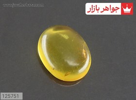 تصویر نگین کهربا بولونی لهستان شفاف کد 125751 