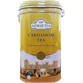 تصویر چای سیاه احمد با طعم هل قوطی فلزی 450 گرمی Ahmad Tea Cardamom Tea 
