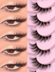 تصویر پک هفت جفتی مژه های شی ان 
