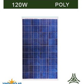 تصویر پنل خورشیدی 120 وات پلی کریستال برند Yingli 