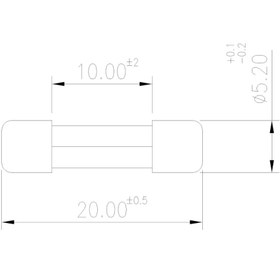 تصویر فیوز 15 آمپر FUSE 5*20F15A 