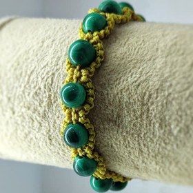تصویر جواهر مالاکیت - دستبند 