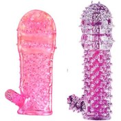 تصویر کاندوم ژله ای خاردار سیلیکونی Silicone spiked jelly condom