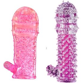 تصویر کاندوم ژله ای خاردار سیلیکونی Silicone spiked jelly condom