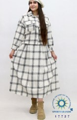 تصویر کت و دامن پشمی 