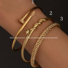 تصویر دستبند طلایی 