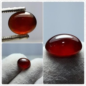 تصویر سنگ گارنت سرخ اصل تراش Cabochon 