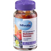 تصویر مولتی ویتامین پاستیلی میوولیس ۶۰ عددی بزرگسالان 