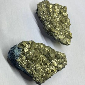 تصویر سنگ راف پیریت طلایی 